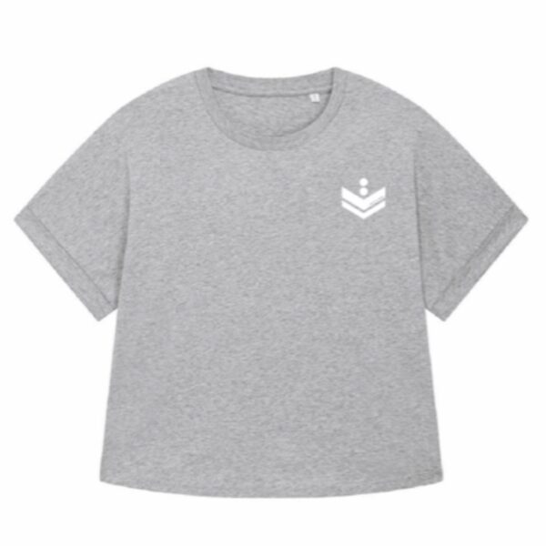 Oversized Shirt Brand Logo Grey