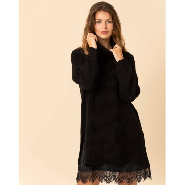 Fien Knitted Pull Black