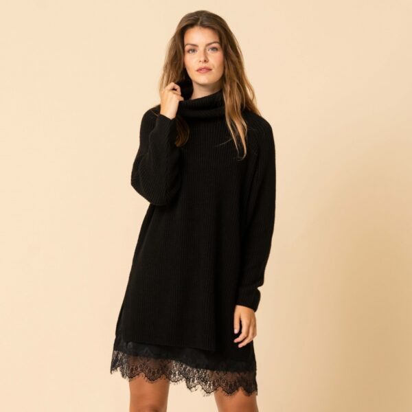 Fien Knitted Pull Black