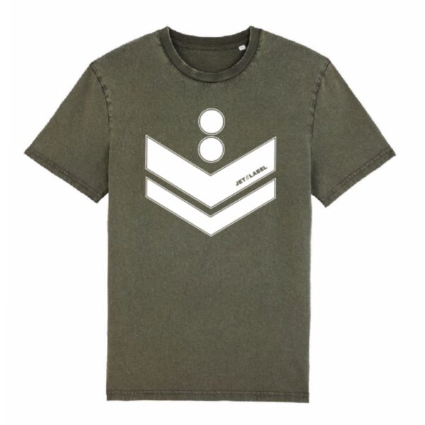 Shirt Retro Logo Vintage Army Green
