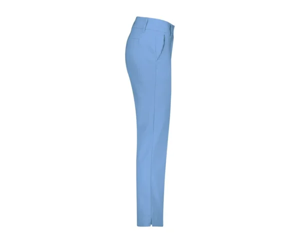 Red Button Diana Pants Midblue